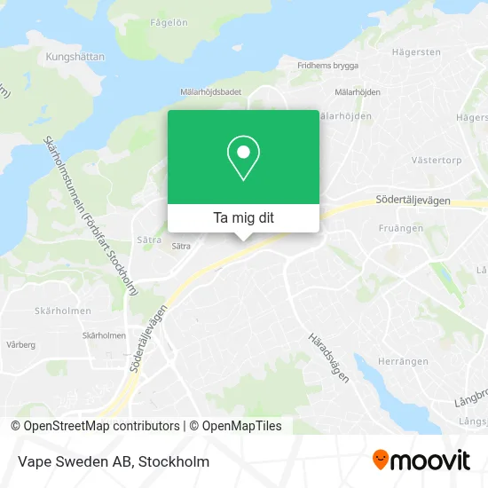 Vape Sweden AB karta