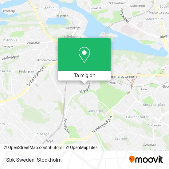 Sbk Sweden karta