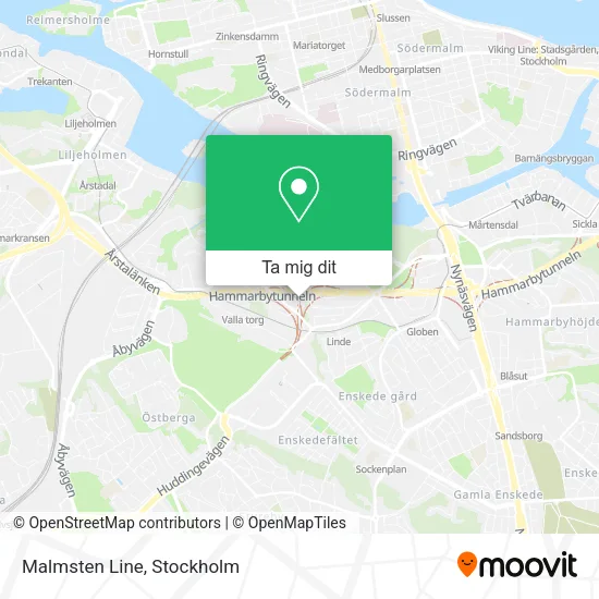 Malmsten Line karta