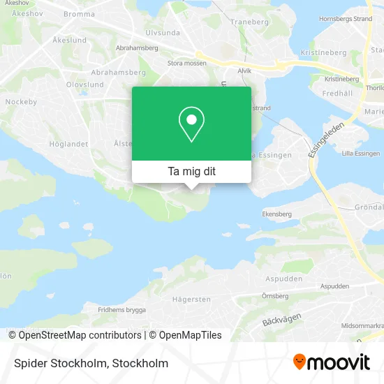 Spider Stockholm karta