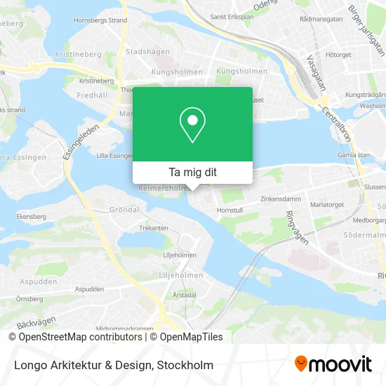 Longo Arkitektur & Design karta