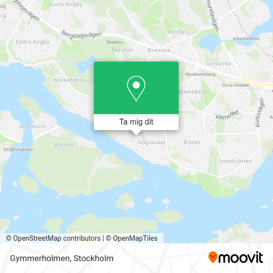 Gymmerholmen karta