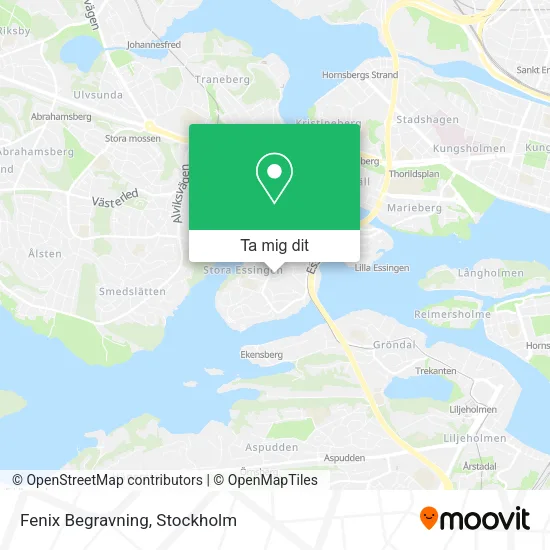 Fenix Begravning karta