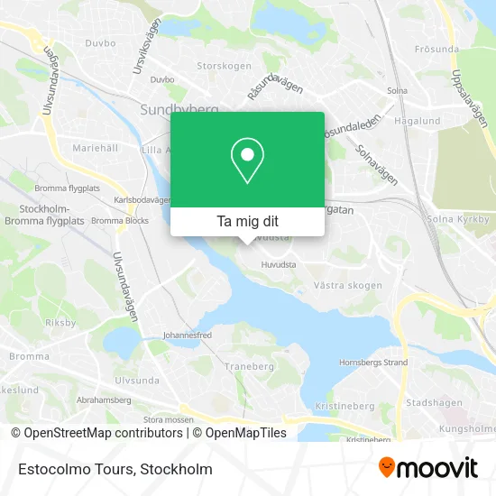 Estocolmo Tours karta