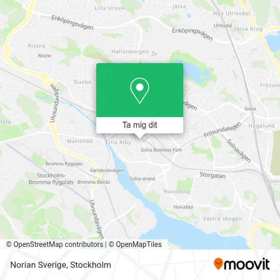 Norian Sverige karta