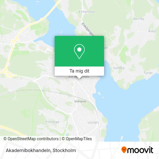 Akademibokhandeln karta