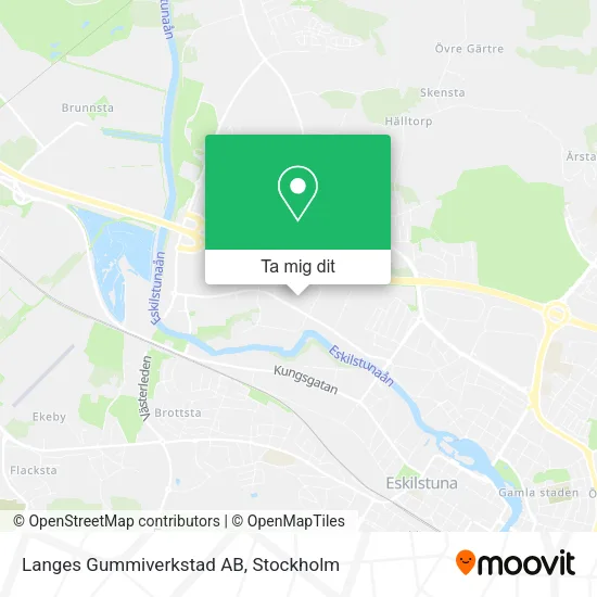 Langes Gummiverkstad AB karta