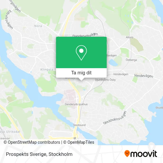 Prospekts Sverige karta