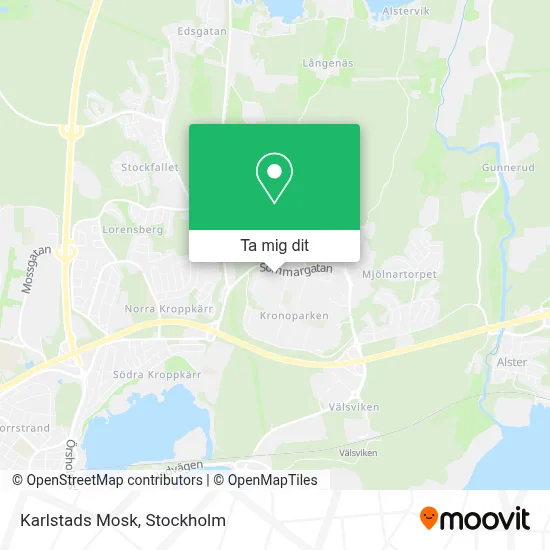 Karlstads Mosk karta