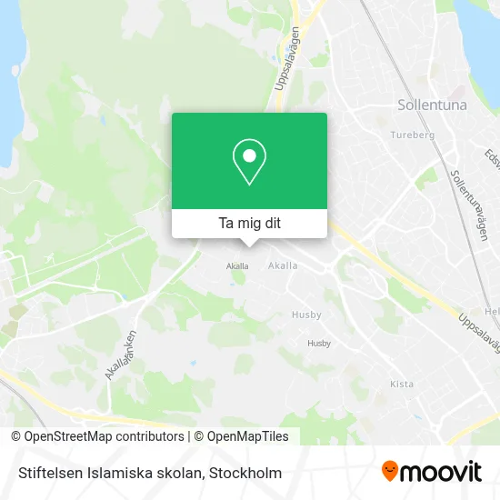 Stiftelsen Islamiska skolan karta