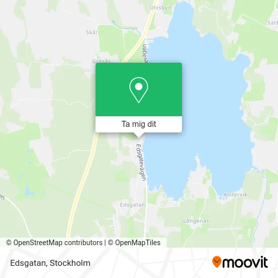 Edsgatan karta