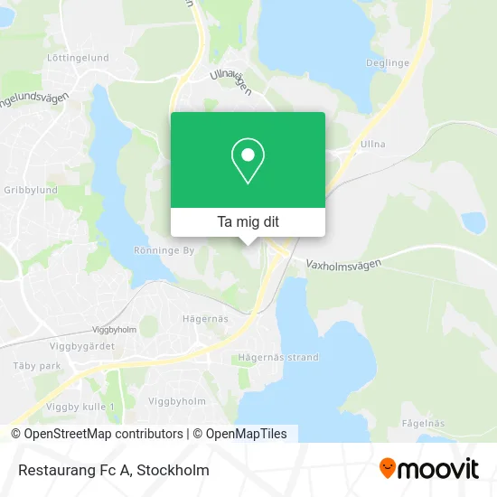 Restaurang Fc A karta