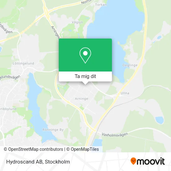 Hydroscand AB karta