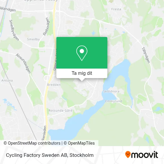 Cycling Factory Sweden AB karta