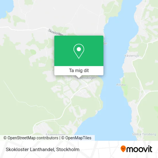 Skokloster Lanthandel karta