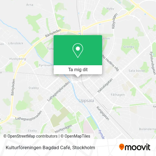 Kulturföreningen Bagdad Café karta