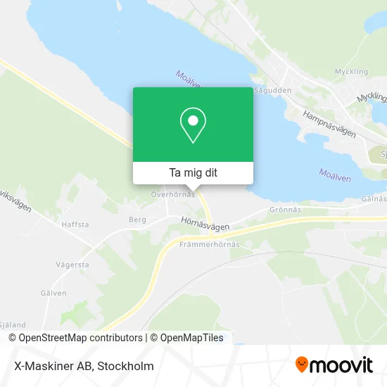 X-Maskiner AB karta
