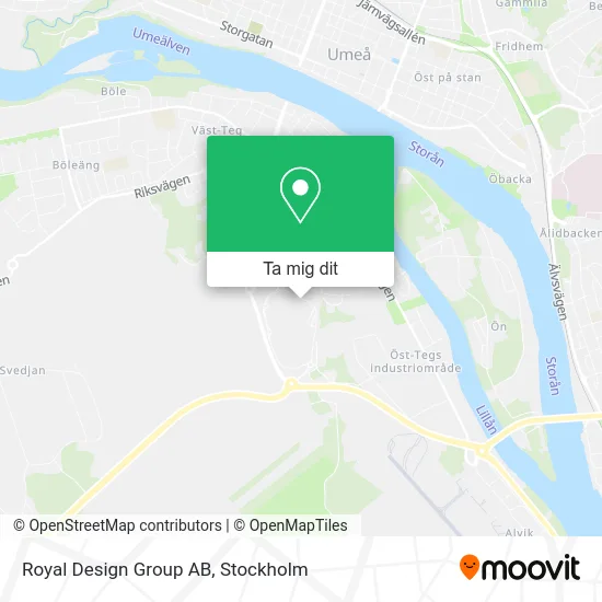 Royal Design Group AB karta