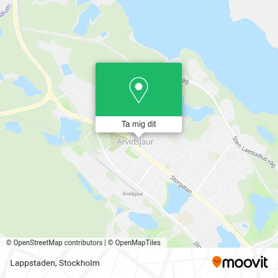 Lappstaden karta
