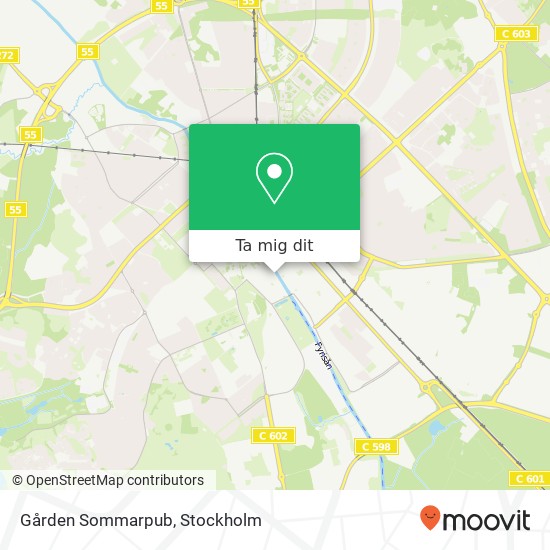 Gården Sommarpub karta