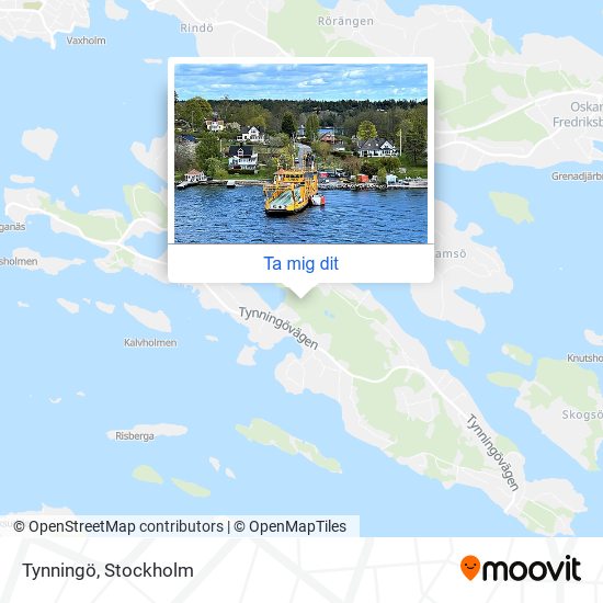 Tynningö karta