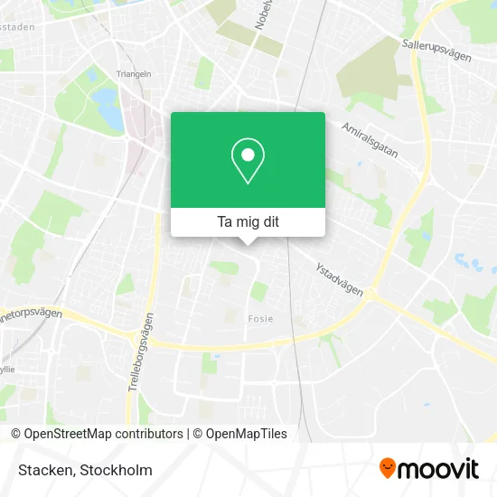 Stacken karta