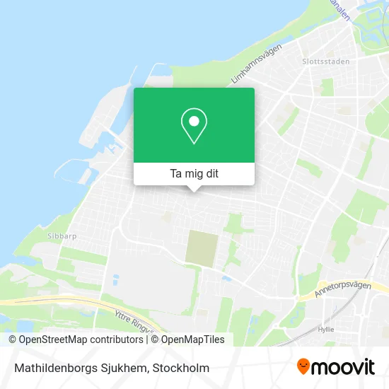 Mathildenborgs Sjukhem karta