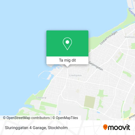 Sluringgatan 4 Garage karta