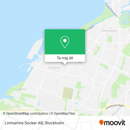 Limhamns Socker AB karta