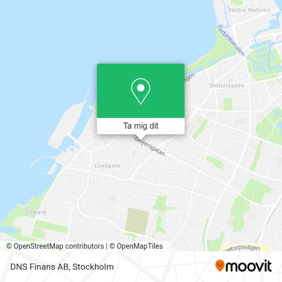 DNS Finans AB karta