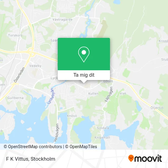 F K Vittus karta
