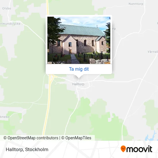 Halltorp karta