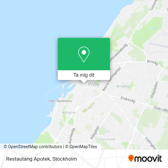 Restautang Apotek karta