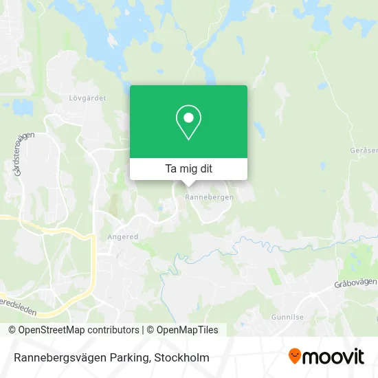 Rannebergsvägen Parking karta