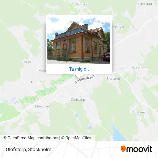 Olofstorp karta