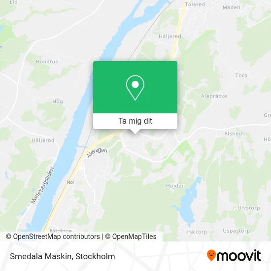 Smedala Maskin karta