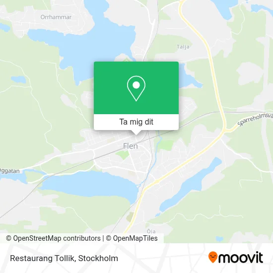 Restaurang Tollik karta