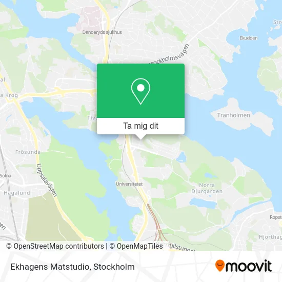 Ekhagens Matstudio karta