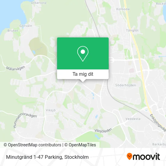 Minutgränd 1-47 Parking karta