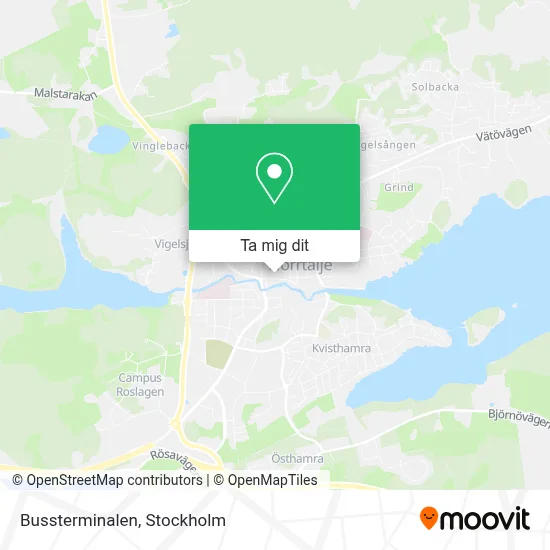 Bussterminalen karta