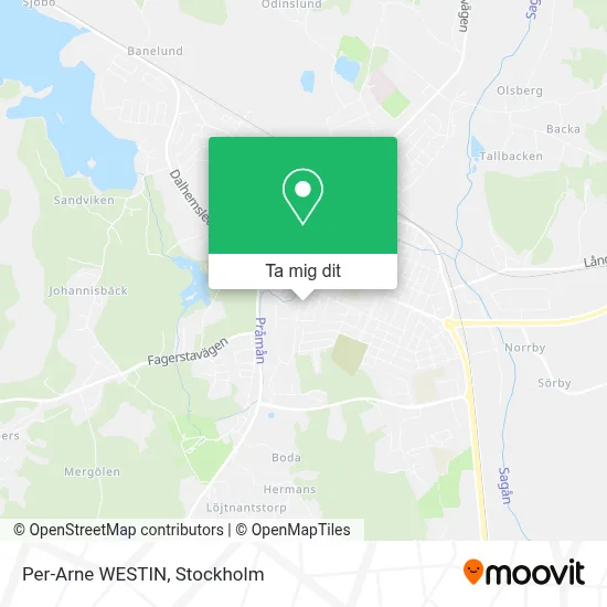 Per-Arne WESTIN karta