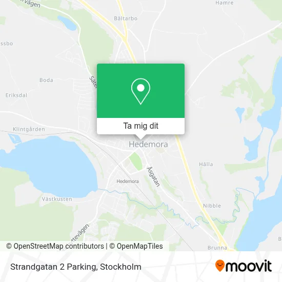 Strandgatan 2 Parking karta