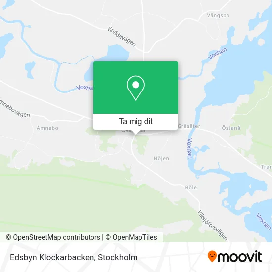 Edsbyn Klockarbacken karta