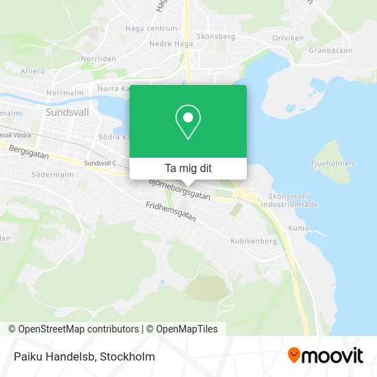 Paiku Handelsb karta