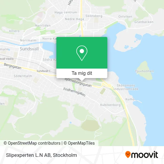 Slipexperten L.N AB karta