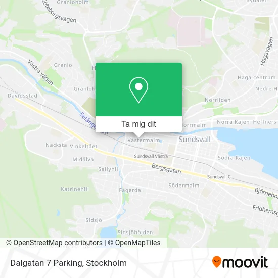 Dalgatan 7 Parking karta
