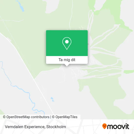 Vemdalen Experience karta