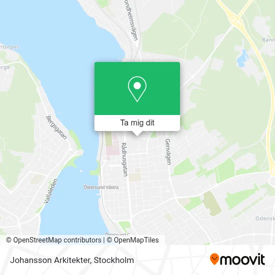 Johansson Arkitekter karta