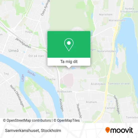 Samverkanshuset karta