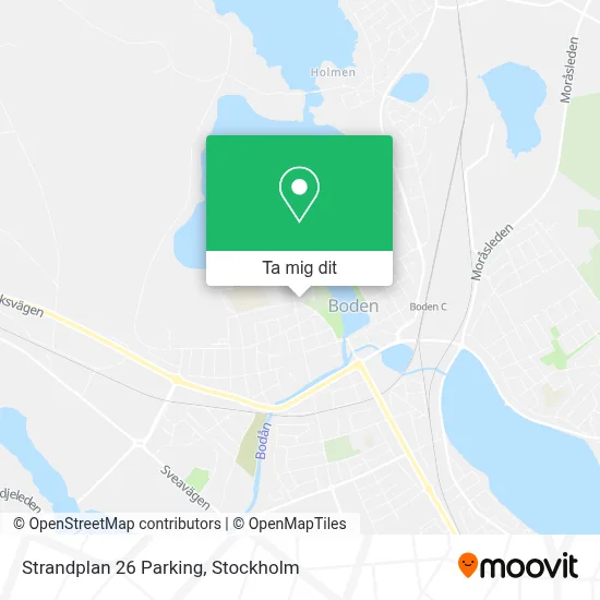 Strandplan 26 Parking karta